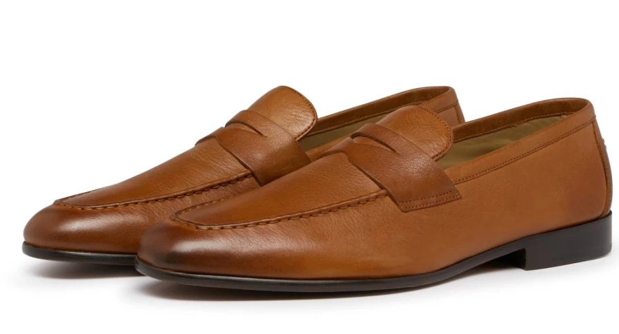 Oliver Sweeney Men's Keyworth Tan Leather Dress Shoes