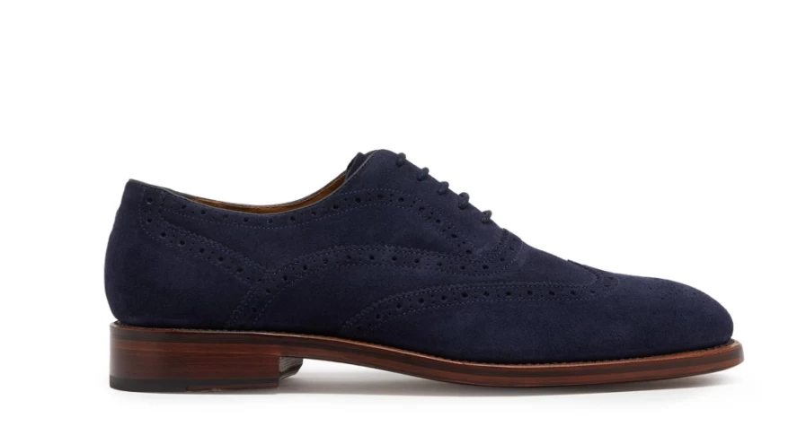 Oliver Sweeney Men's Aldeburgh Navy Leather Dress Shoes