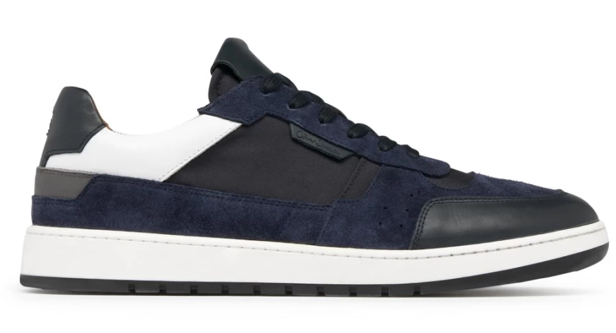 Oliver Sweeney Men's Noura Navy and Black Dress Shoes